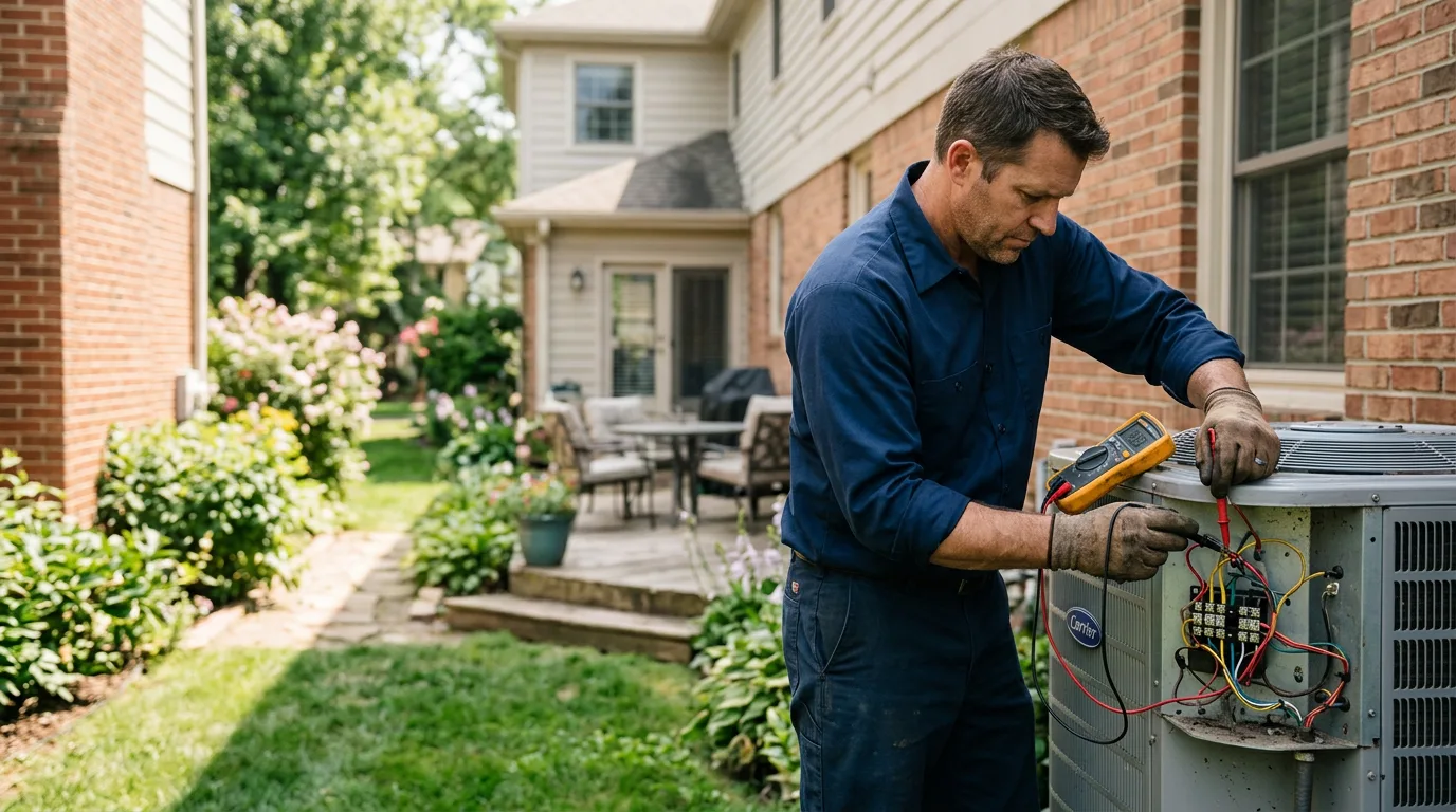 HVAC technician working near Annapolis, CA